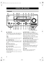 Предварительный просмотр 6 страницы Yamaha RX-V650 Owner'S Manual