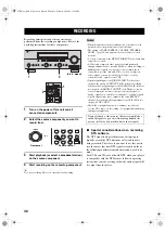 Предварительный просмотр 48 страницы Yamaha RX-V650 Owner'S Manual