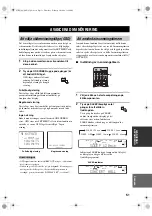 Предварительный просмотр 302 страницы Yamaha RX-V650 Owner'S Manual