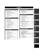 Preview for 3 page of Yamaha RX-V657 - AV Receiver Owner'S Manual