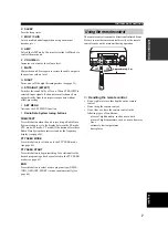 Preview for 9 page of Yamaha RX-V657 - AV Receiver Owner'S Manual