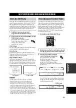 Preview for 235 page of Yamaha RX-V657 - AV Receiver Owner'S Manual