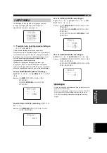 Preview for 427 page of Yamaha RX-V657 - AV Receiver Owner'S Manual