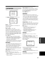 Preview for 429 page of Yamaha RX-V657 - AV Receiver Owner'S Manual