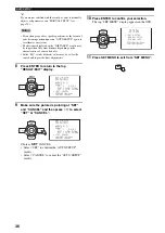 Preview for 38 page of Yamaha RX-V659 Owner'S Manual