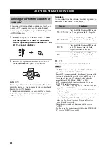 Preview for 50 page of Yamaha RX-V659 Owner'S Manual