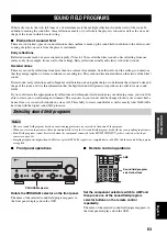 Preview for 65 page of Yamaha RX-V659 Owner'S Manual