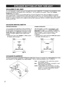 Предварительный просмотр 6 страницы Yamaha RX-V660 Owner'S Manual