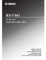 Preview for 1 page of Yamaha RX-V661 Owner'S Manual