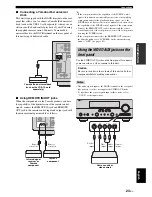 Preview for 25 page of Yamaha RX-V661 Owner'S Manual