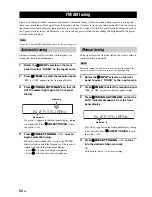 Preview for 52 page of Yamaha RX-V661 Owner'S Manual