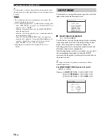 Preview for 78 page of Yamaha RX-V661 Owner'S Manual