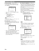 Preview for 82 page of Yamaha RX-V661 Owner'S Manual