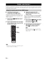 Preview for 84 page of Yamaha RX-V661 Owner'S Manual