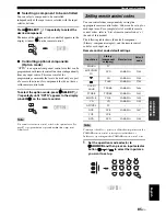 Preview for 87 page of Yamaha RX-V661 Owner'S Manual