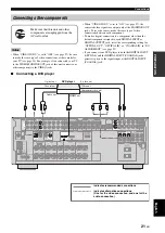 Preview for 25 page of Yamaha RX V663 - AV Receiver Owner'S Manual