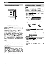 Preview for 32 page of Yamaha RX V663 - AV Receiver Owner'S Manual