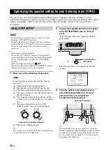 Preview for 36 page of Yamaha RX V663 - AV Receiver Owner'S Manual