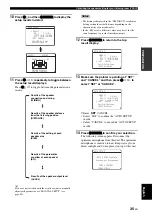 Preview for 39 page of Yamaha RX V663 - AV Receiver Owner'S Manual