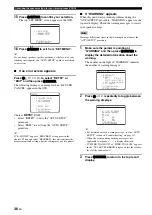 Preview for 40 page of Yamaha RX V663 - AV Receiver Owner'S Manual