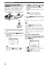 Preview for 44 page of Yamaha RX V663 - AV Receiver Owner'S Manual