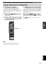 Preview for 45 page of Yamaha RX V663 - AV Receiver Owner'S Manual