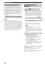 Preview for 62 page of Yamaha RX V663 - AV Receiver Owner'S Manual