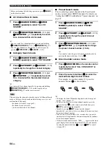 Preview for 68 page of Yamaha RX V663 - AV Receiver Owner'S Manual