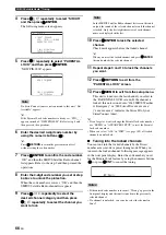 Preview for 70 page of Yamaha RX V663 - AV Receiver Owner'S Manual