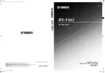 Yamaha RX-V663 Owner'S Manual preview