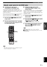 Preview for 43 page of Yamaha RX-V663 Owner'S Manual