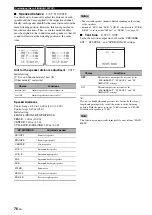 Preview for 78 page of Yamaha RX-V663 Owner'S Manual