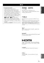 Preview for 121 page of Yamaha RX-V663 Owner'S Manual