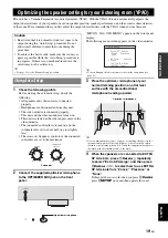 Preview for 23 page of Yamaha RX-V665BL Owner'S Manual