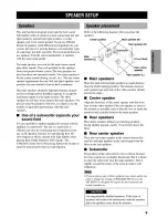 Предварительный просмотр 13 страницы Yamaha RX-V730 Owner'S Manual