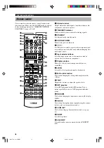 Предварительный просмотр 8 страницы Yamaha RX-V730RDS Owner'S Manual