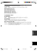 Предварительный просмотр 63 страницы Yamaha RX-V730RDS Owner'S Manual