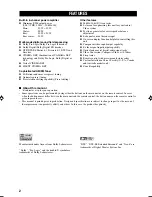 Preview for 6 page of Yamaha RX-V740 Owner'S Manual