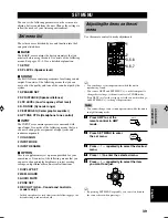 Preview for 43 page of Yamaha RX-V740 Owner'S Manual