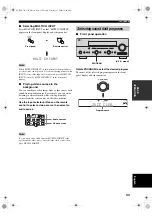 Предварительный просмотр 37 страницы Yamaha RX-V750 Owner'S Manual