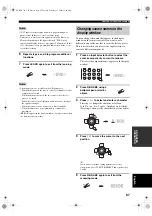 Предварительный просмотр 71 страницы Yamaha RX-V750 Owner'S Manual