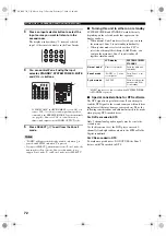 Предварительный просмотр 76 страницы Yamaha RX-V750 Owner'S Manual