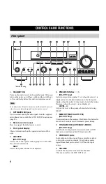 Предварительный просмотр 6 страницы Yamaha RX-V757 Owner'S Manual