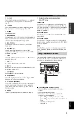 Предварительный просмотр 9 страницы Yamaha RX-V757 Owner'S Manual