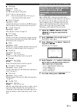 Preview for 45 page of Yamaha RX-V765BL Owner'S Manual