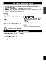 Preview for 163 page of Yamaha RX-V765BL Owner'S Manual