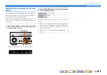 Preview for 41 page of Yamaha RX-V767 Owner'S Manual