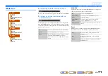 Preview for 71 page of Yamaha RX-V767 Owner'S Manual