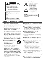 Preview for 2 page of Yamaha RX-V795a Owner'S Manual