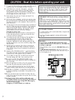 Preview for 6 page of Yamaha RX-V795a Owner'S Manual